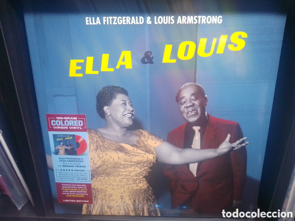 Discos de vinilo: Ella Fitzgerald & Louis Armstrong &ndash; Ella & Louis - Reed. vinilo rojo 180 gramos (2021) - Precintado