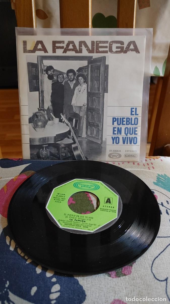 Discos de vinilo: LA FANEGA-SINGLE EL PUEBLO EN QUE YO VIVO