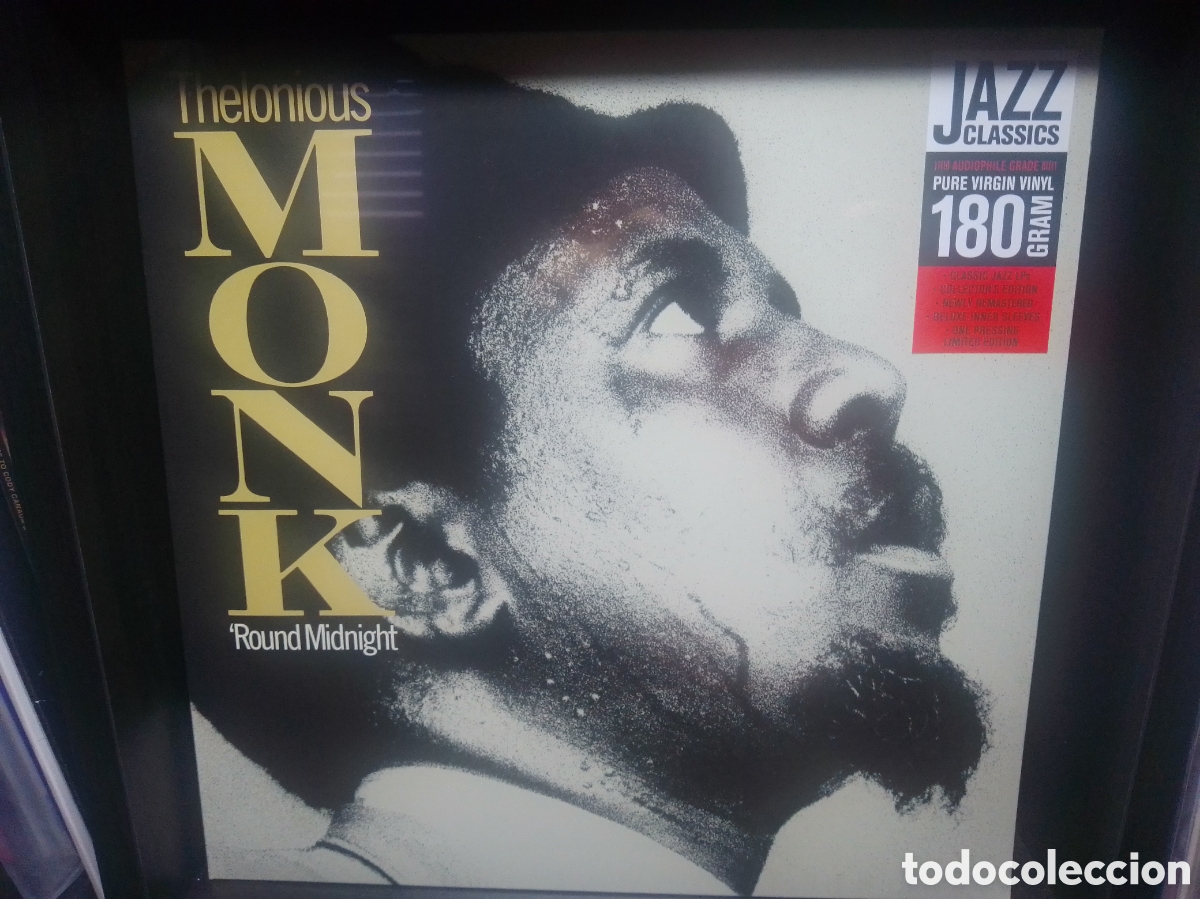 Discos de vinilo: Thelonious Monk &ndash; 'Round Midnight - Reedici&oacute;n 180 gramos (WaxTime, 2018) - Jazz, Bop - Precintado
