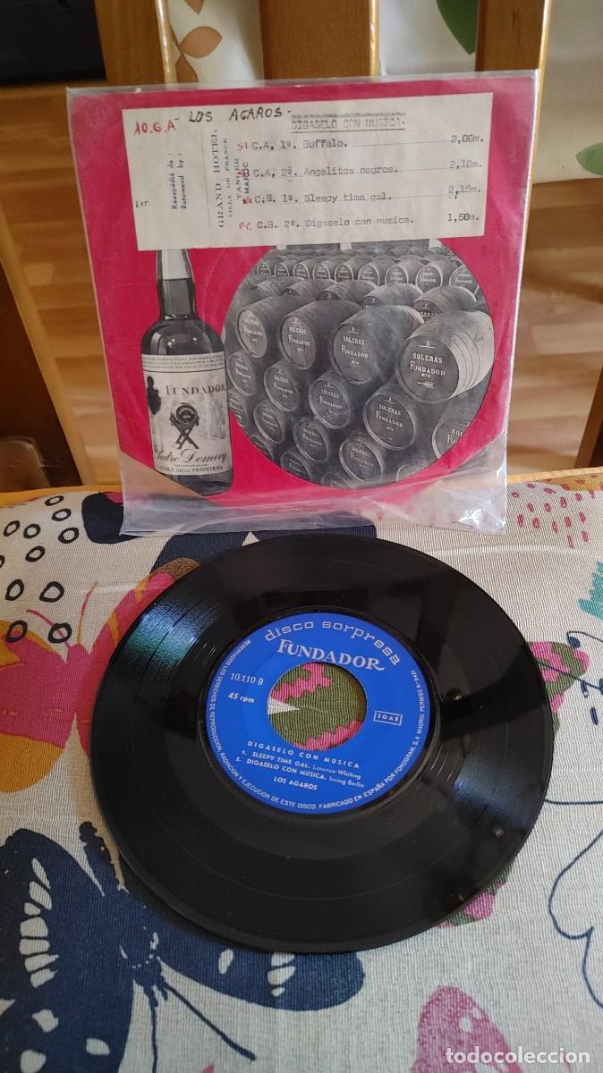 Discos de vinilo: LOS AGAROS-EP BUFFALO +3-DE FUNDADOR