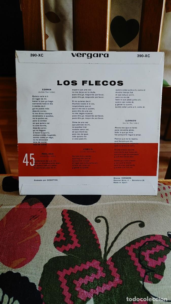 Discos de vinilo: LOS FLECOS-EP CORRER +3-BUEN ESTADO - Foto 3