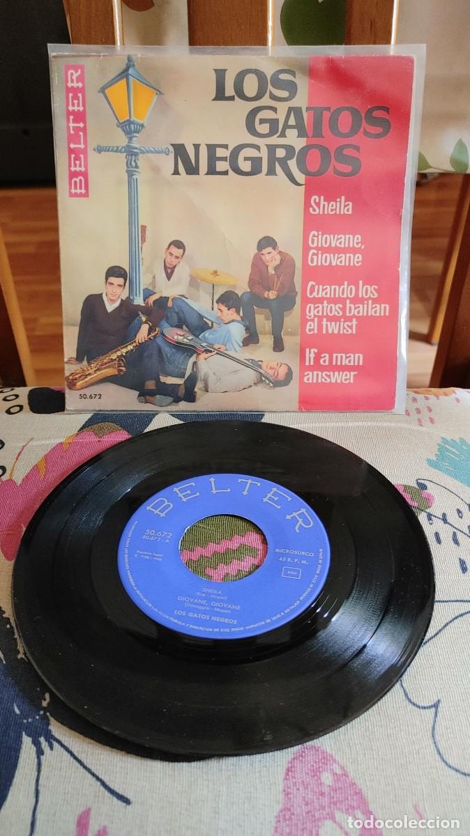 Discos de vinilo: LOS GATOS NEGROS-EP SHEILA +3