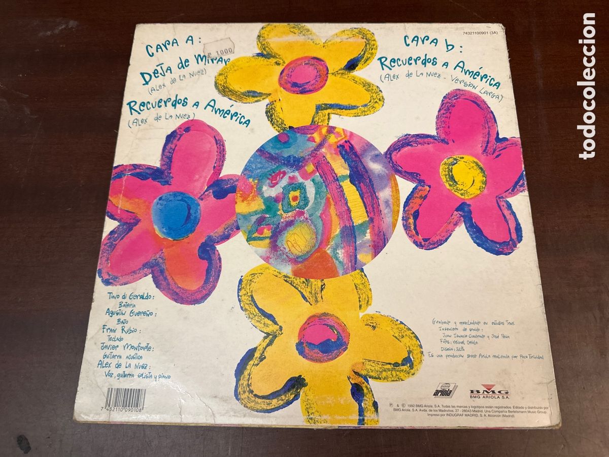 Discos de vinilo: ALEX DE LA NUEZ- DEJA DE MIRAR - Foto 2