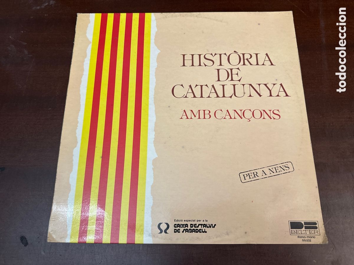 Discos de vinilo: GUILLERMINA MOTTA+TONI trinca+ANGELS MOLL+ Historia de Catalunya can&ccedil;ons nens LP 1978 CAIXA SABADELL