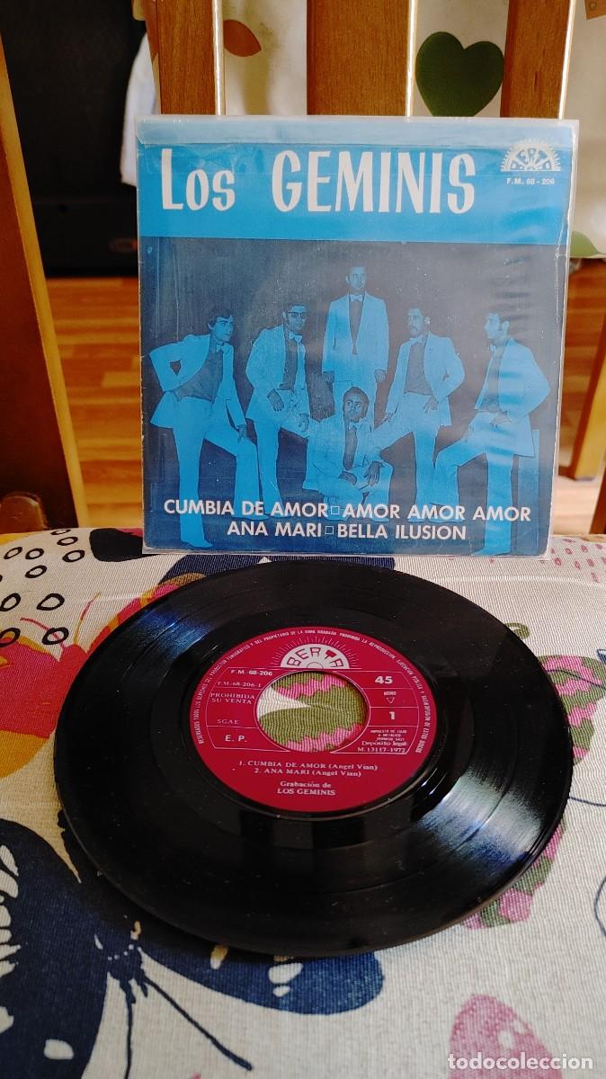 Discos de vinilo: LOS GEMINIS-EP CUMBIA DE AMOR +3-NUEVO