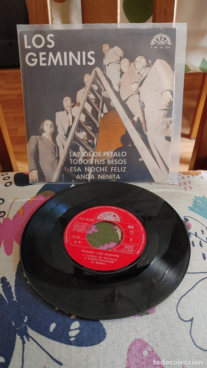 Discos de vinilo: LOS GEMINIS-EP LABIOS DE PETALO +3-NUEVO