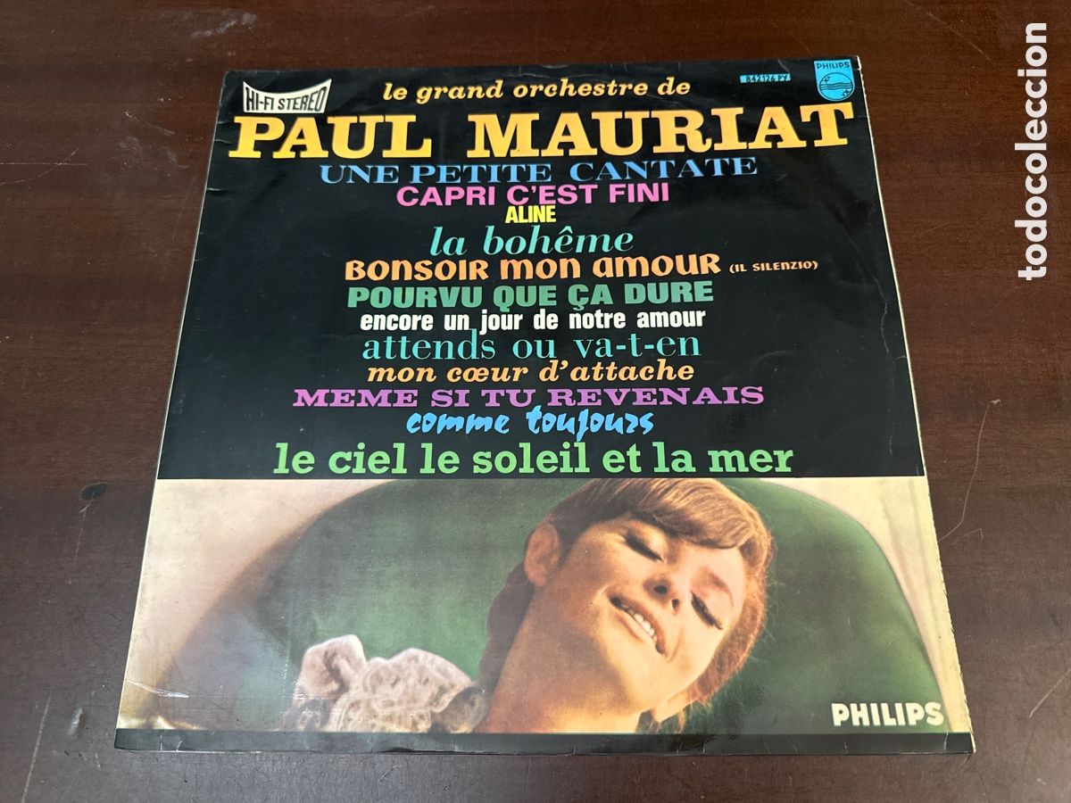 Discos de vinilo: PAUL MAURIAT UNE PETITE CANTANTE - 1966 - LP