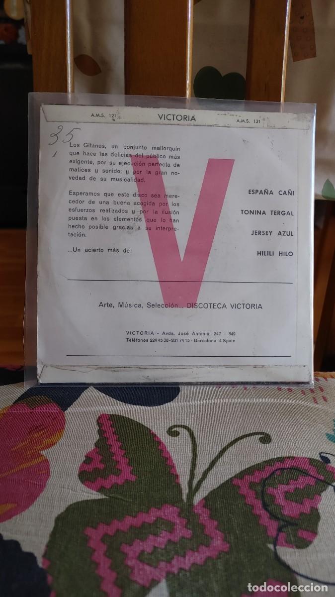 Discos de vinilo: LOS GITANOS-EP ESPA&Ntilde;A CA&Ntilde;I +3 - Foto 2