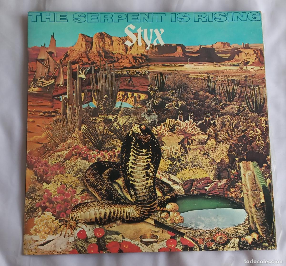 Discos de vinilo: Styx &ndash; The Serpent Is Rising. Espa&ntilde;a 1979. RCA. Wooden Nickel Records &ndash; FL-13112. LP Vinilo.