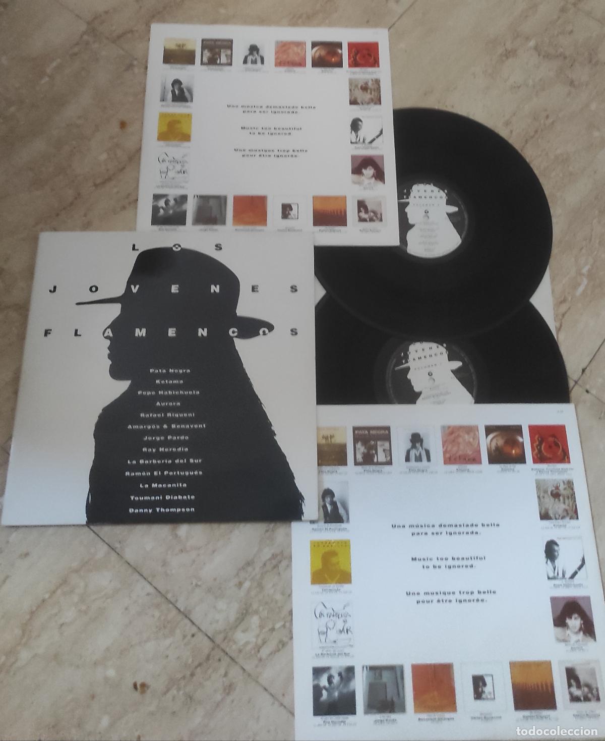 Discos de vinilo: LOS JOVENES FLAMENCOS-2 LP-( KETAMA,PATA NEGRA,PEPE HABICHUELA,RAY HEREDIA,RAFAEL RIQUENI,JORGE PARD