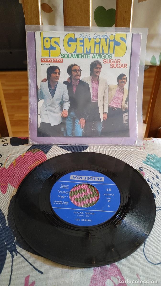 Discos de vinilo: LOS GEMINIS-SINGLE SOLAMENTE AMIGOS