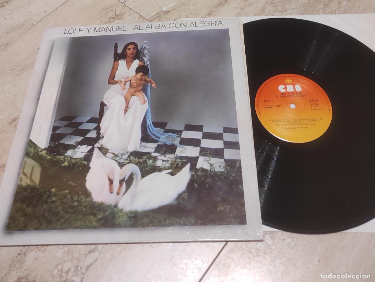 Discos de vinilo: LOLE Y MANUEL-al alba con alegria-lp- RARA EDICION-1983- EXCELENTE COMO NUEVO-