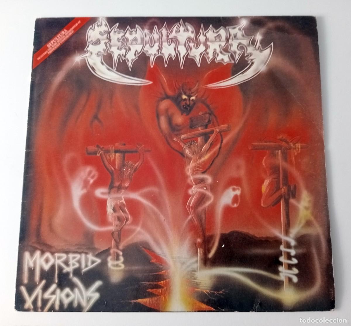 Discos de vinilo: LP SEPULTURA - MORBID VISIONS / BESTIAL DEVASTATION