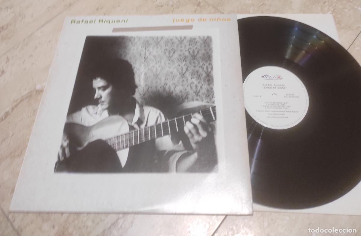 Discos de vinilo: RAFAEL RIQUENI- juego de ni&ntilde;os- LP-ORIGINAL-1986- MUY RARO!! EXCELENTE ESTADO COMO NUEVO