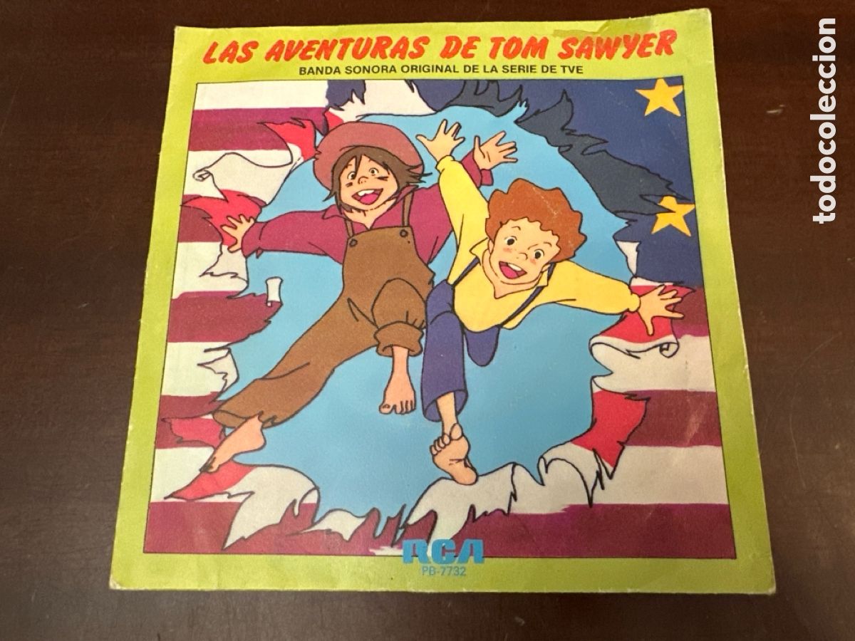 Discos de vinilo: SINGLE - LAS AVENTURERAS DE TOM SAWYER - EL BARCO - RCA / VICTOR - 1980