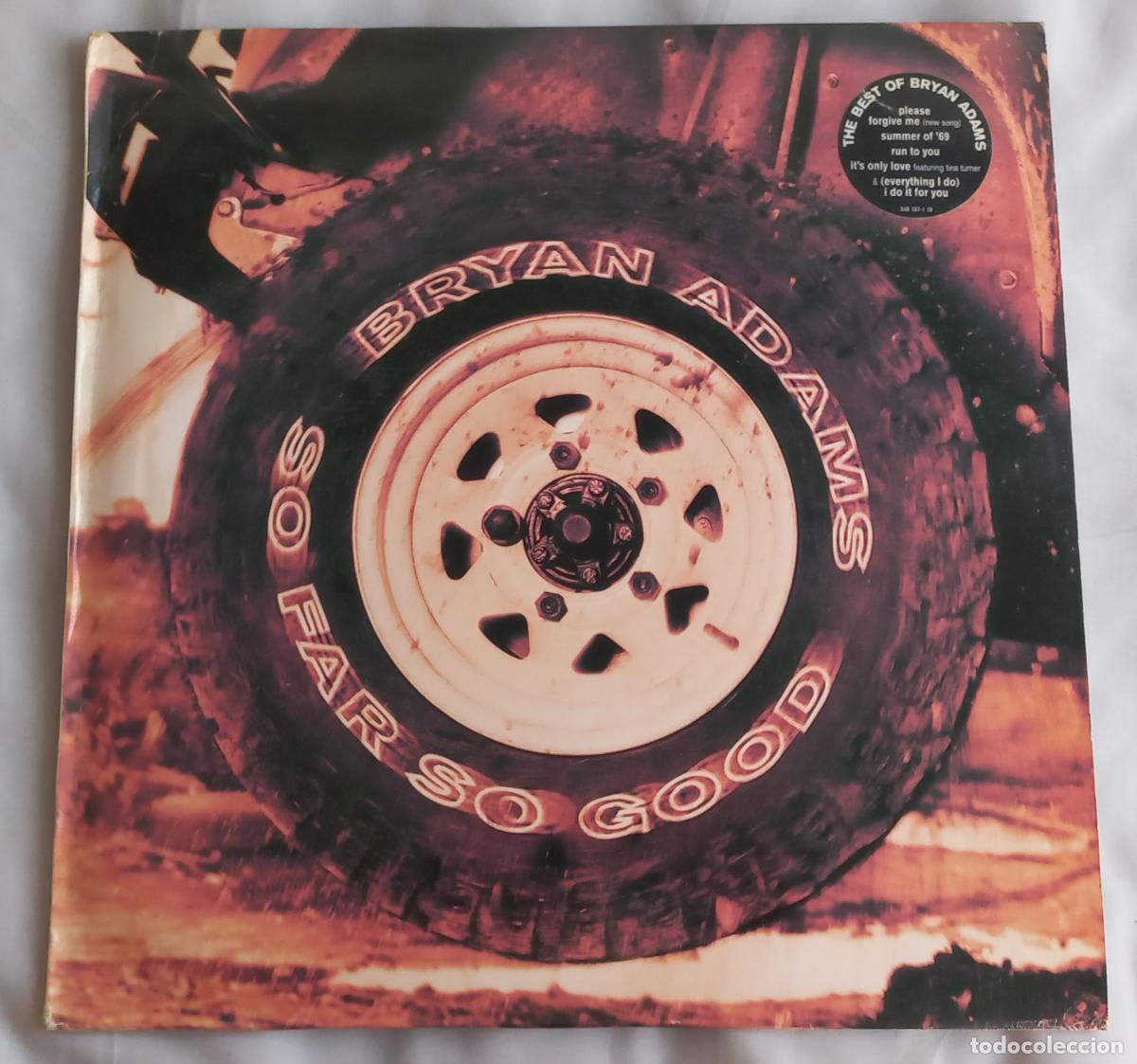 Discos de vinilo: Bryan Adams &ndash; So Far So Good. 2 x Vinilo, LP. Germany 1993. A&M Records &ndash; 540 157-1
