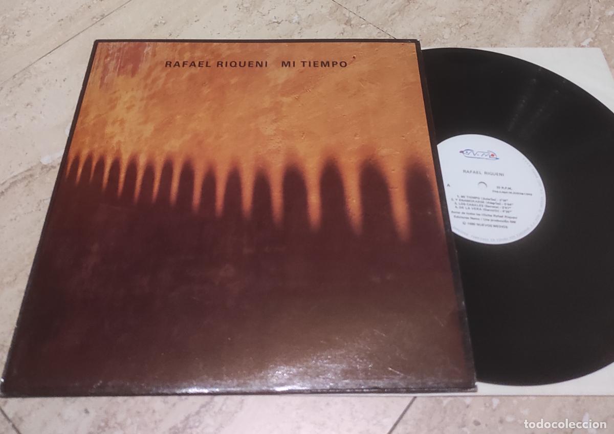 Discos de vinilo: RAFAEL RIQUENI- mi tiempo- LP-ORIGINAL-1990- MUY RARO!! EXCELENTE ESTADO COMO NUEVO