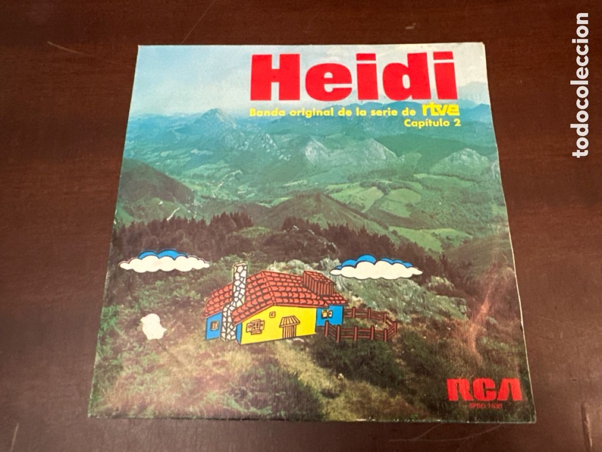Discos de vinilo: HEIDI &ndash; SINGLE VINILO 7&acute;&acute; - BSO OST CAPITULO 2 EN CASA DEL ABUELO