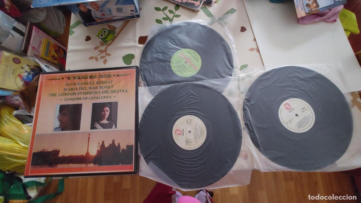 Discos de vinilo: TRES 33-BOX CON 3 LPS CAN&Ccedil;ONS DE CATALUNYA-NUEVO