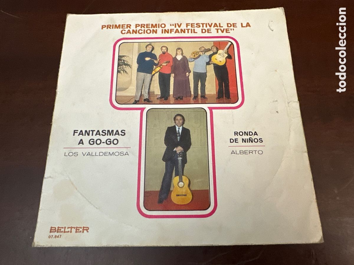 Discos de vinilo: LOS VALLDEMOSA - FANTASMAS A GO-GO / ALBERTO - RONDA DE NI&Ntilde;OS - SINGLE 1970