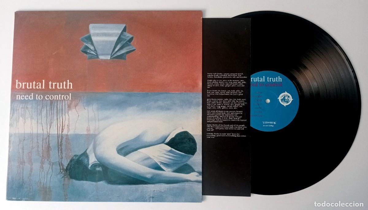 Discos de vinilo: LP BRUTAL TRUTH - NEED TO CONTROL - Foto 3