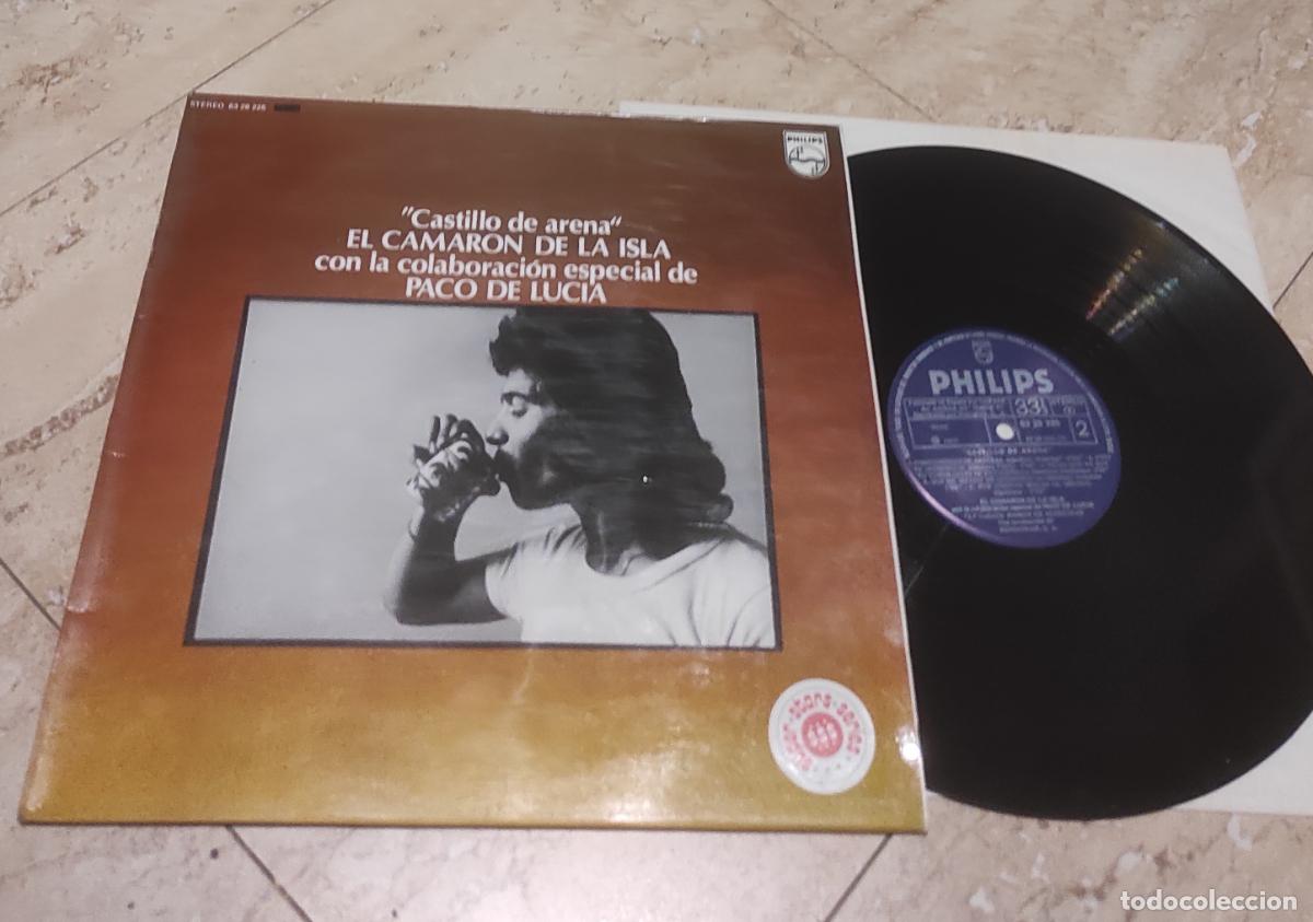 Discos de vinilo: EL CAMARON DE LA ISLA CON PACO DE LUC&Iacute;A-CASTILLO DE ARENA-PHILIPS-EXCELENTE ESTADO
