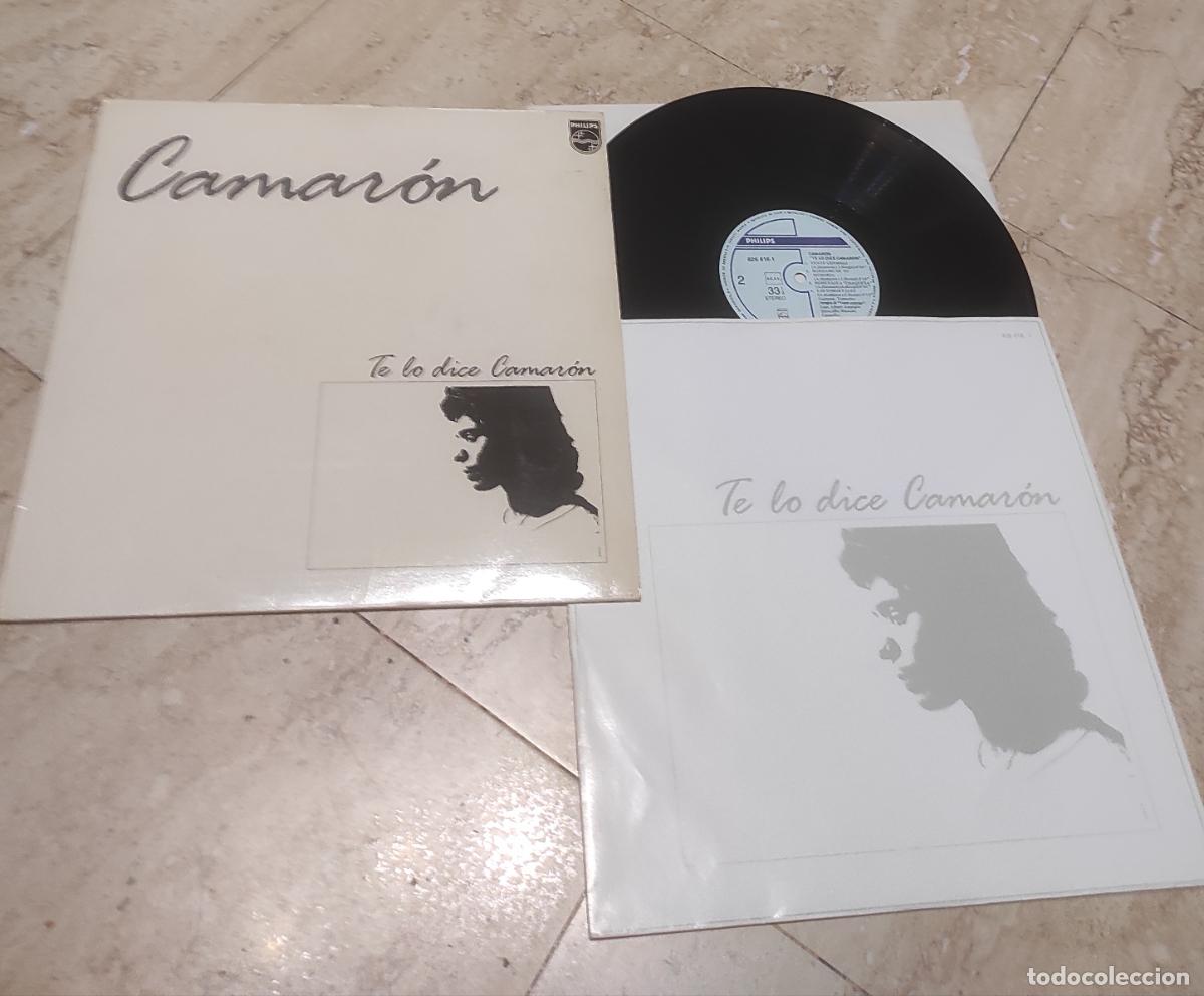 Discos de vinilo: CAMARON DE LA ISLA - te lo dice camaron - LP -1986- EXCELENTE ESTADO COMO NUEVO-CONTIENE INSERT