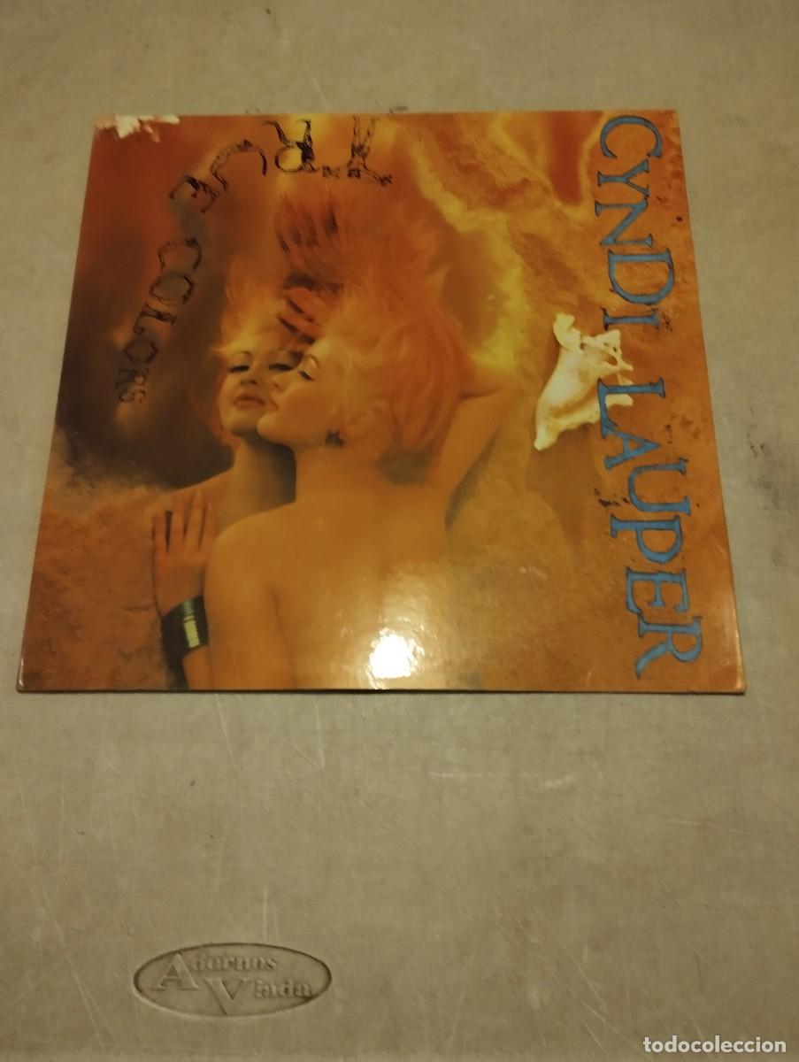 Discos de vinilo: CINDY LAUPER LP TRUE COLORS ESP.1986