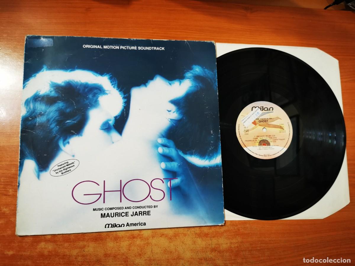 Discos de vinilo: GHOST BANDA SONORA ORIGINAL MAURICE JARRE LP VININILO DEL A&Ntilde;O 1990 CONTIENE 8 TEMAS