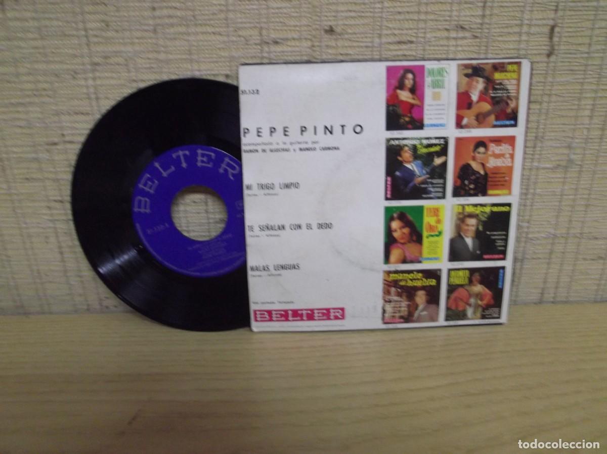 Discos de vinilo: Disco peque&ntilde;o Pepe Pinto.Belter - Foto 2