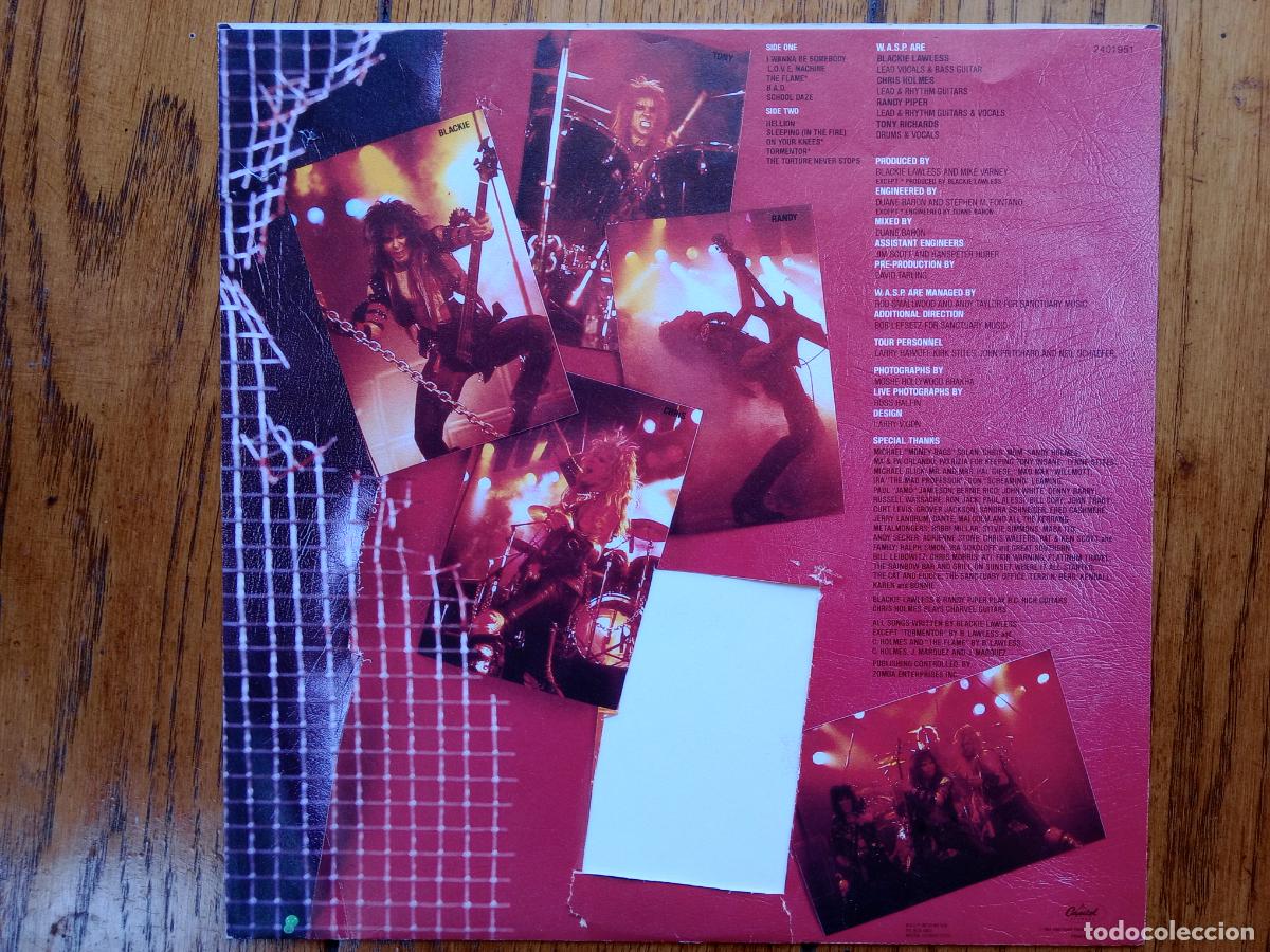 Discos de vinilo: Wasp - Wasp (edici&oacute;n francesa) - Foto 4