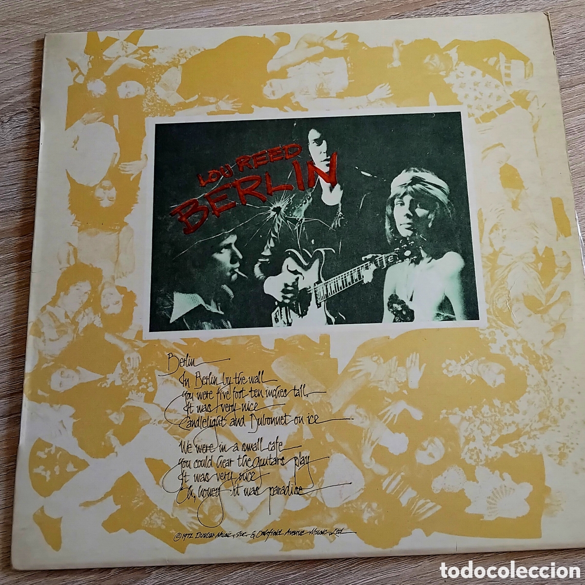 Discos de vinilo: Lou Reed Berlin Lp [edici&oacute;n espa&ntilde;ola 1974]