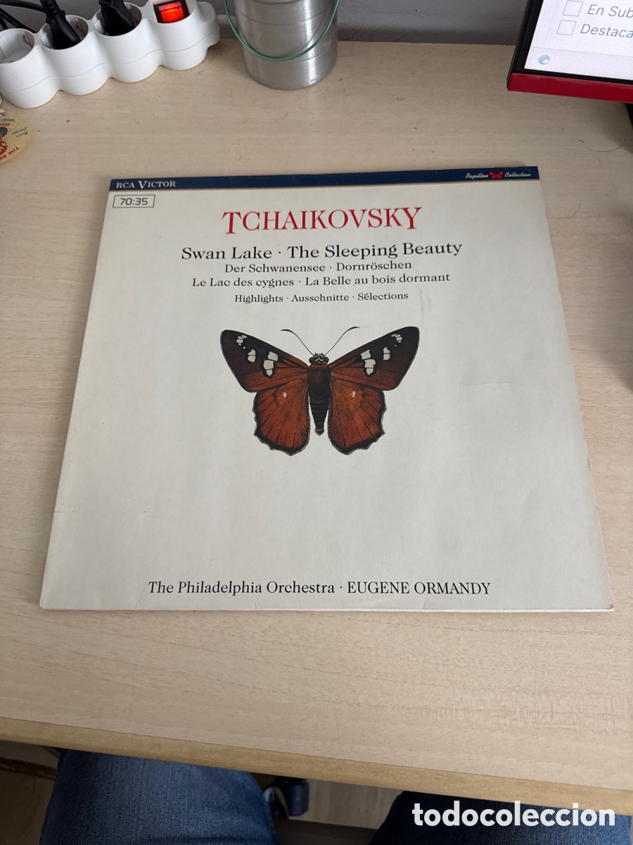 Discos de vinilo: DISCO VINILO TCHAIKOVSKY SWAN LAKE THE SLEEPING BEAUTY ORCHESTRA 1987
