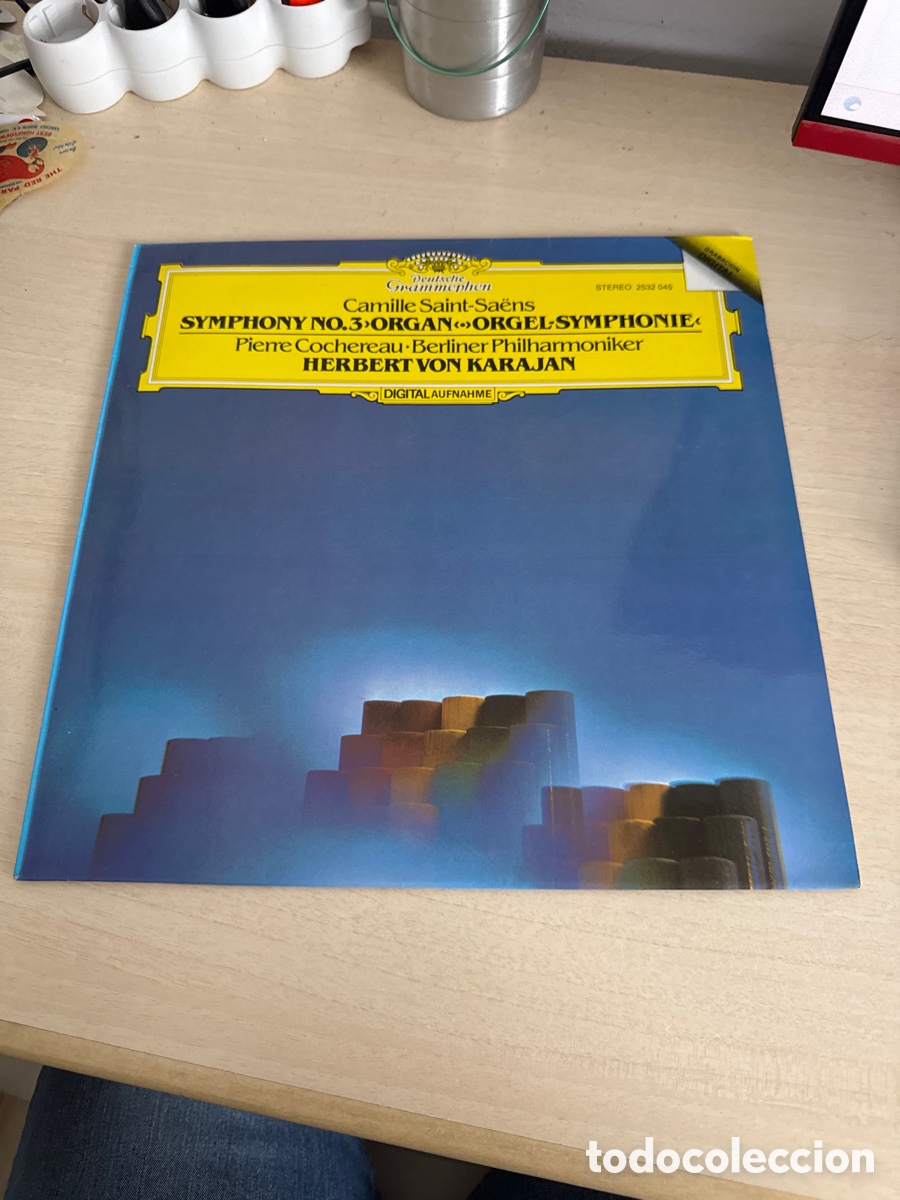 Discos de vinilo: DISCO VINILO CAMILLE SAINT-SA&Euml;NS PIERRE COCHEREAU BERLINER NUMERO 3 ORGAN 1983