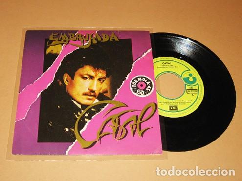 Vinyl records: TINO CASAL - EMBRUJADA - SINGLE - 1982 - EXCELENTE