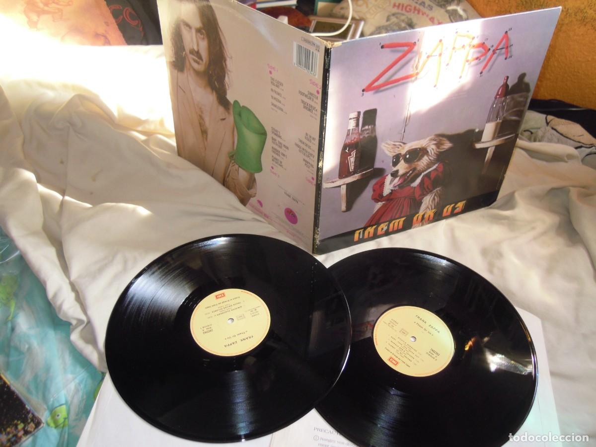 Discos de vinilo: DOBLE LP FRANK ZAPPA THEM OR US, EMI FRANCE 1984, ART ROCK, PROGRESIVO