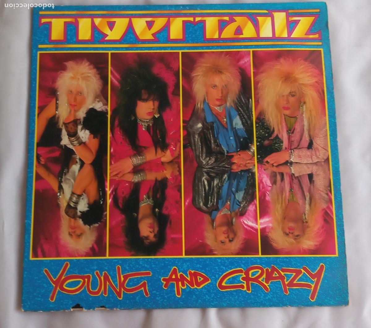Discos de vinilo: Tigertailz &ndash; Young And Crazy. 1987. Combat. 88561-8215-1 Vinilo, LP, Album