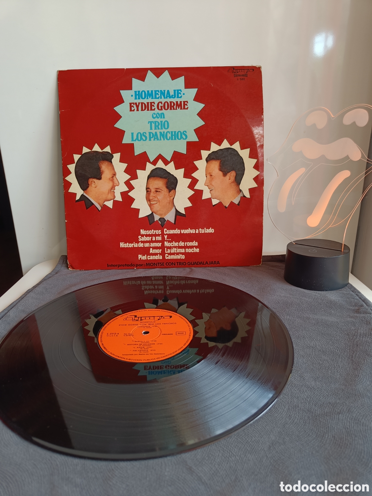 Discos de vinilo: Vinilo Los Panchos - Homenaje Eydie Gorme-