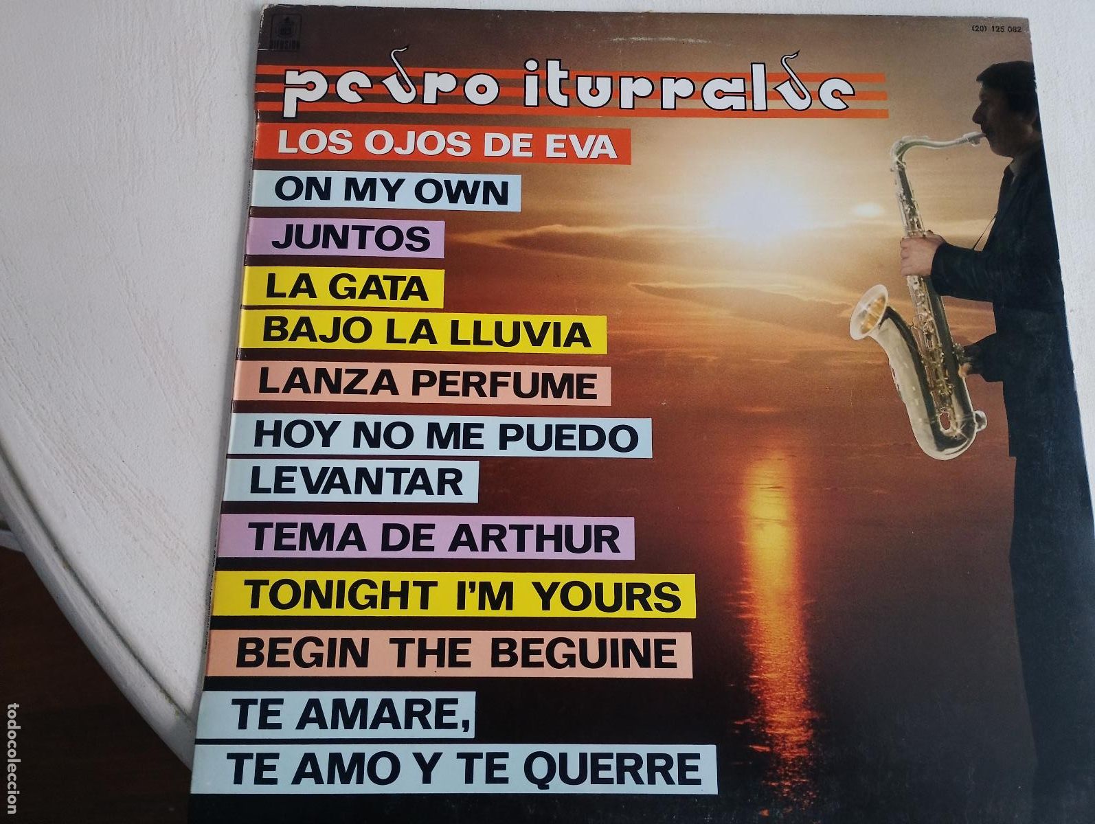Discos de vinilo: Pedro Iturralde &ndash; Los Ojos De Eva, jazz,1983, ed espa&ntilde;ola, casi nuevo