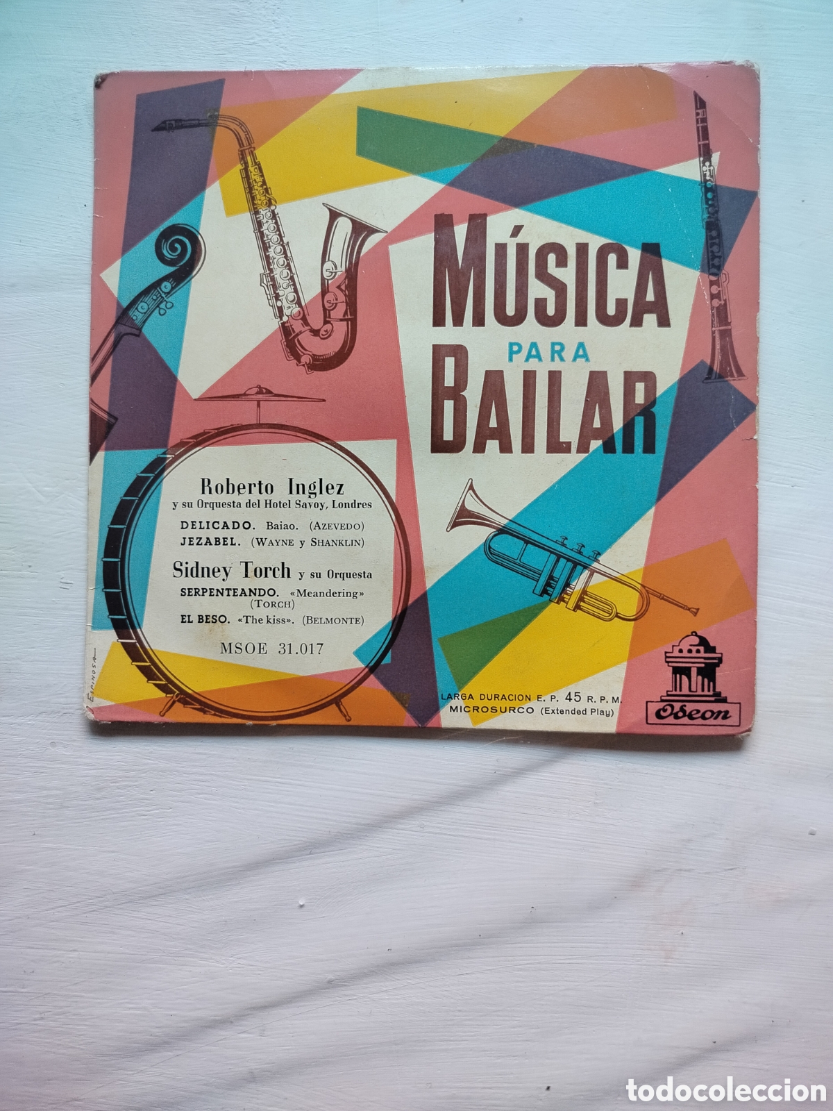 Discos de vinilo: Roberto Inglez/Sidney Torch EP