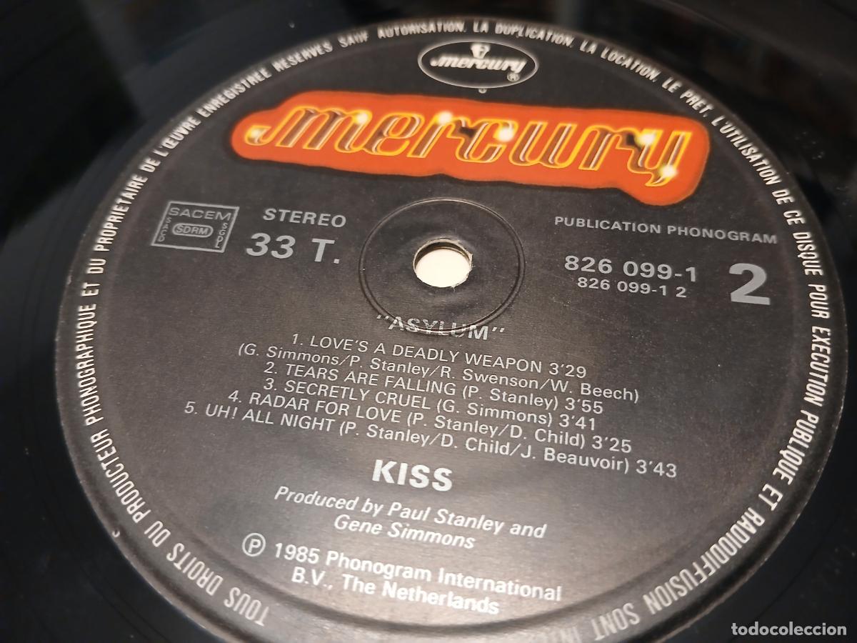 Discos de vinilo: Kiss &lrm;&ndash; Asylum- (1985) LP disco vinilo - Foto 2