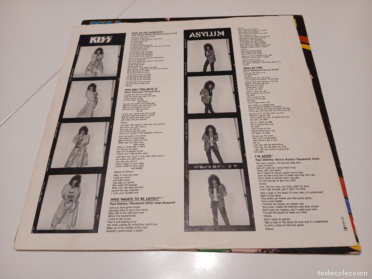 Discos de vinilo: Kiss &lrm;&ndash; Asylum- (1985) LP disco vinilo - Foto 6
