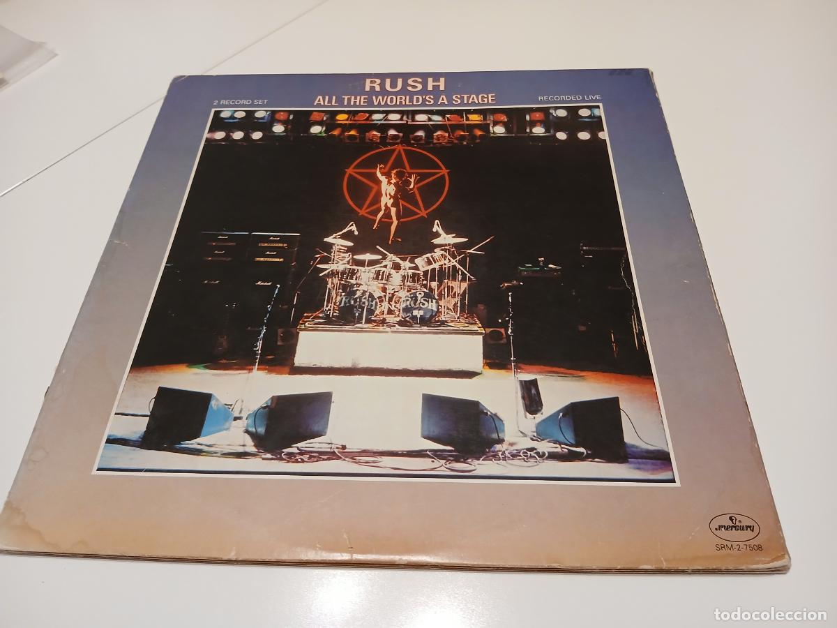Discos de vinilo: Doble vinilo de Rush &ndash; All The World's A Stage- (1976) 2 X LP disco vinilo