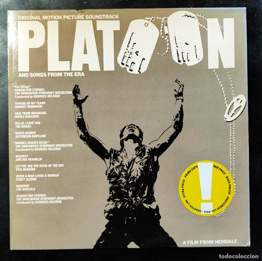 Discos de vinilo: LP - BSO PLATOON (Original Motion Picture Soundtrack And Songs From The Era)