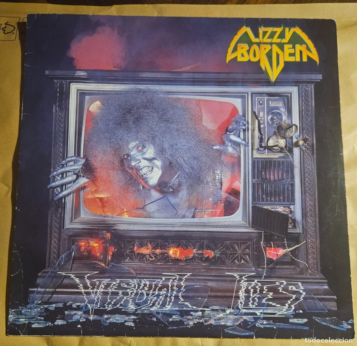 Discos de vinilo: Lizzy Borden - Visual Lies - 1987 LP vinilo - Metal Blade / Roadrunner Europe Netherlands ed