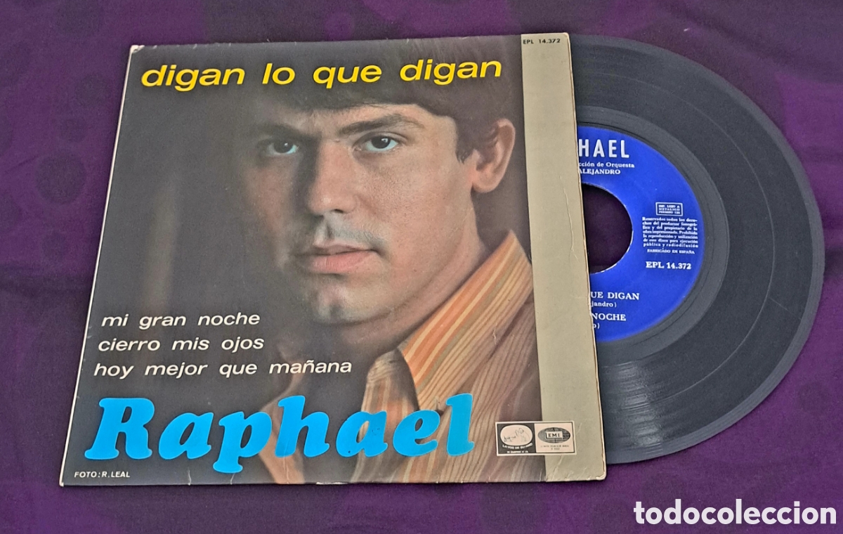 Discos de vinil: Raphael digan lo que digan