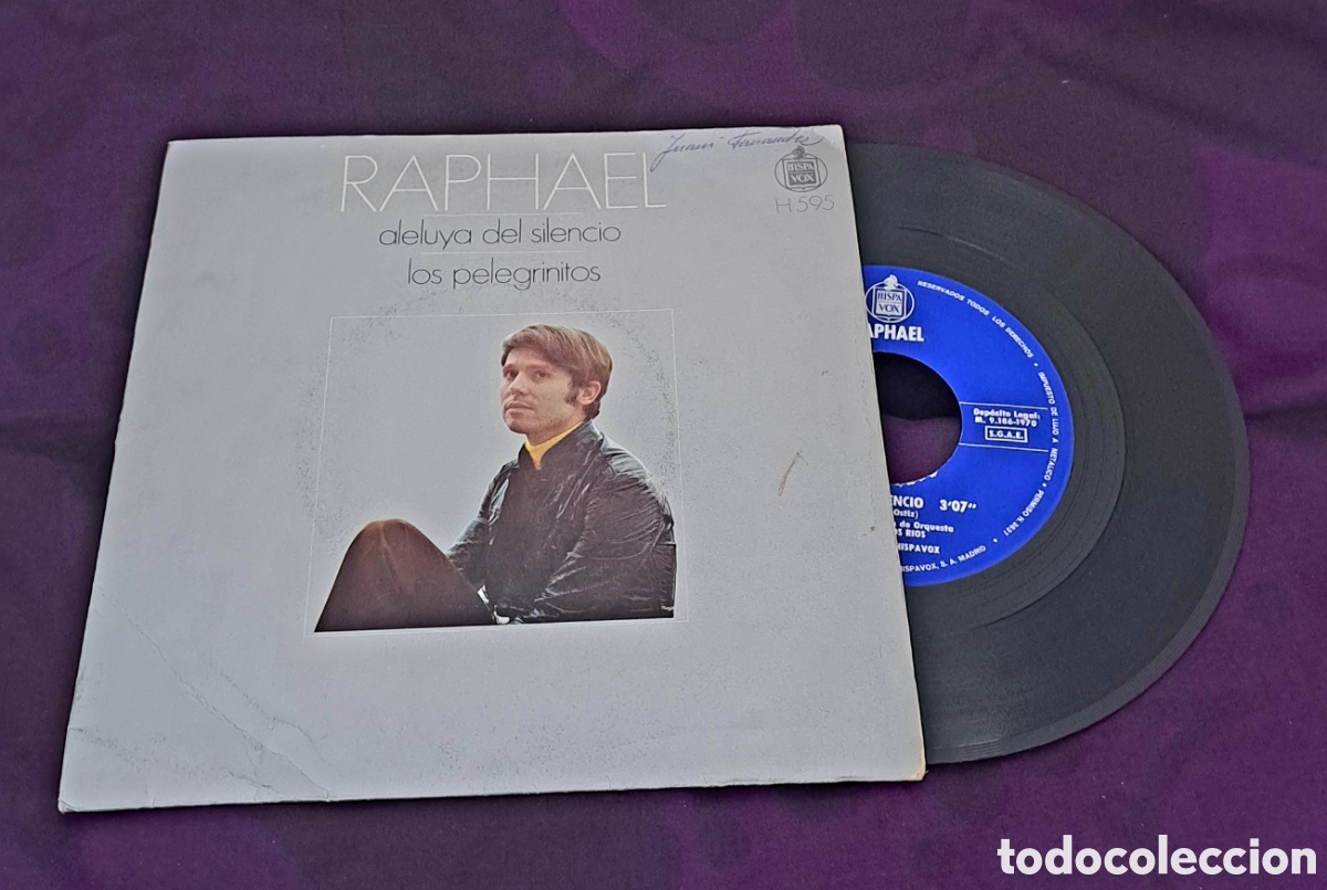 Discos de vinil: Raphael Aleluya del silencio