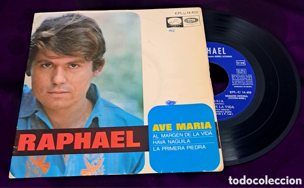 Discos de vinilo: Raphael Ave Maria...