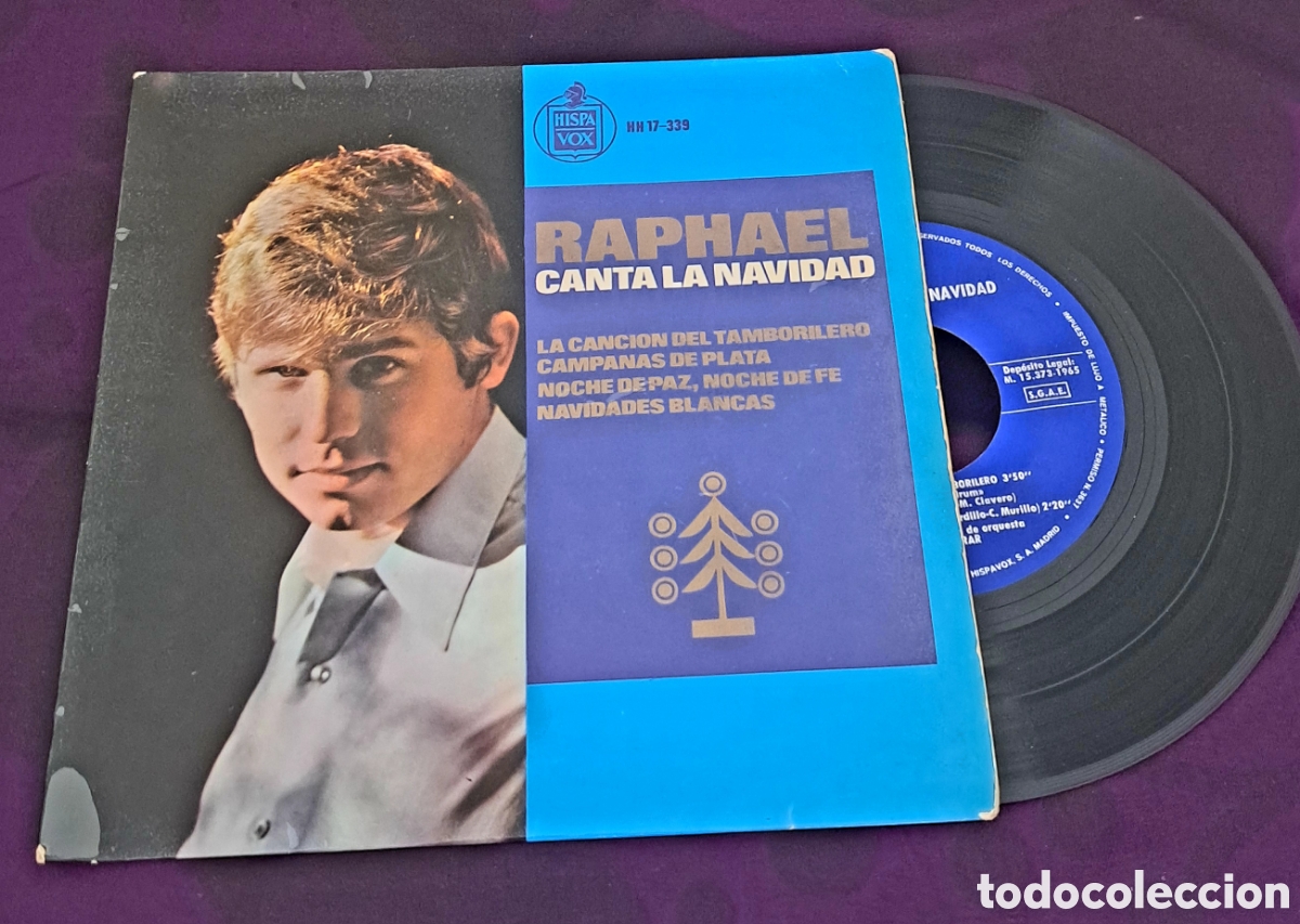 Discos de vinil: Raphael canta a la navidad