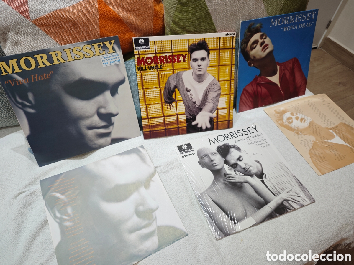 Discos de vinilo: Morrissey 4 vinilos , Viva Hate ,Kill Uncle ,Bona Drag ,Satellite Of Love